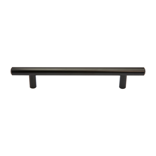 Loft97 HW359-364XX Carli Pull Handle - Decorative Cabinet Drop Pull Handles for Cabinets and Drawers - Vintage Cabinet Hardware with Hand Finished Brushed Nickel/Matt Black - Metal Drawer Pull Handle, 3", 5" and 12.5" Center to Center