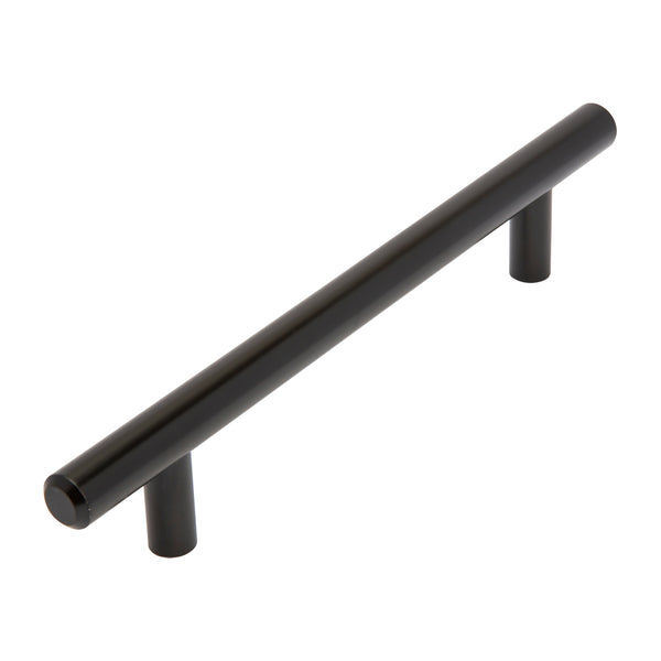 Loft97 HW359-364XX Carli Pull Handle - Decorative Cabinet Drop Pull Handles for Cabinets and Drawers - Vintage Cabinet Hardware with Hand Finished Brushed Nickel/Matt Black - Metal Drawer Pull Handle, 3", 5" and 12.5" Center to Center