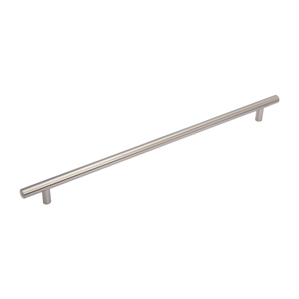 Loft97 HW359-364XX Carli Pull Handle - Decorative Cabinet Drop Pull Handles for Cabinets and Drawers - Vintage Cabinet Hardware with Hand Finished Brushed Nickel/Matt Black - Metal Drawer Pull Handle, 3", 5" and 12.5" Center to Center
