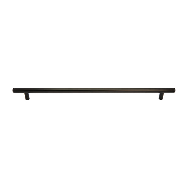Loft97 HW359-364XX Carli Pull Handle - Decorative Cabinet Drop Pull Handles for Cabinets and Drawers - Vintage Cabinet Hardware with Hand Finished Brushed Nickel/Matt Black - Metal Drawer Pull Handle, 3", 5" and 12.5" Center to Center