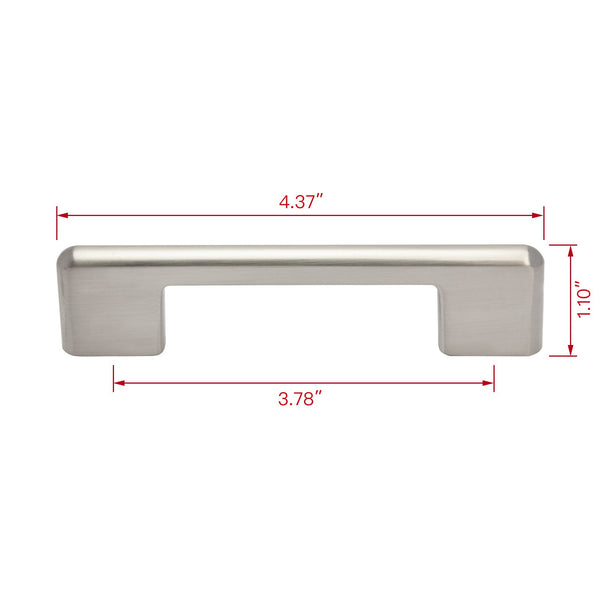 Loft97 HW365-373XX Taylor Pull Handle - Decorative Cabinet Drop Pull Handles for Cabinets and Drawers - Vintage Cabinet Hardware with Hand - Metal Drawer Pull Handle, 3.78", 5" & 12.5" Center to Center