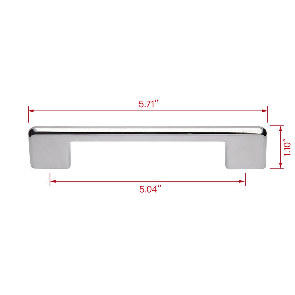 Loft97 HW365-373XX Taylor Pull Handle - Decorative Cabinet Drop Pull Handles for Cabinets and Drawers - Vintage Cabinet Hardware with Hand - Metal Drawer Pull Handle, 3.78", 5" & 12.5" Center to Center