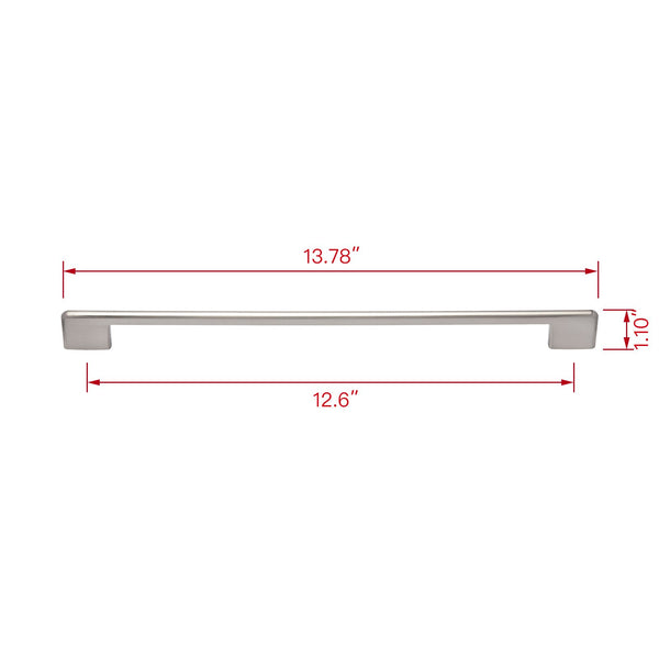 Loft97 HW365-373XX Taylor Pull Handle - Decorative Cabinet Drop Pull Handles for Cabinets and Drawers - Vintage Cabinet Hardware with Hand - Metal Drawer Pull Handle, 3.78", 5" & 12.5" Center to Center