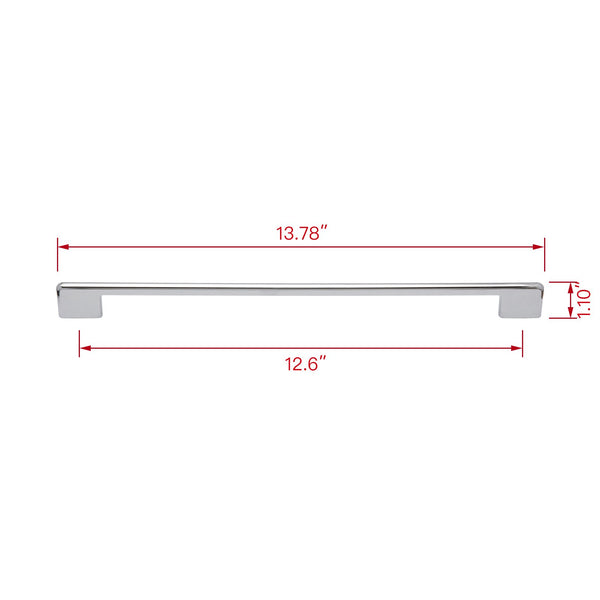 Loft97 HW365-373XX Taylor Pull Handle - Decorative Cabinet Drop Pull Handles for Cabinets and Drawers - Vintage Cabinet Hardware with Hand - Metal Drawer Pull Handle, 3.78", 5" & 12.5" Center to Center