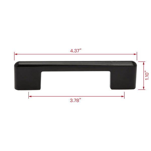 Loft97 HW365-373XX Taylor Pull Handle - Decorative Cabinet Drop Pull Handles for Cabinets and Drawers - Vintage Cabinet Hardware with Hand - Metal Drawer Pull Handle, 3.78", 5" & 12.5" Center to Center