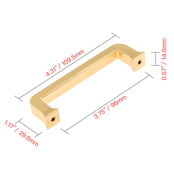 Loft97 HW400-408XX Zinc Cabinet Pull, Knob/3.75"/6.3" Center to Center