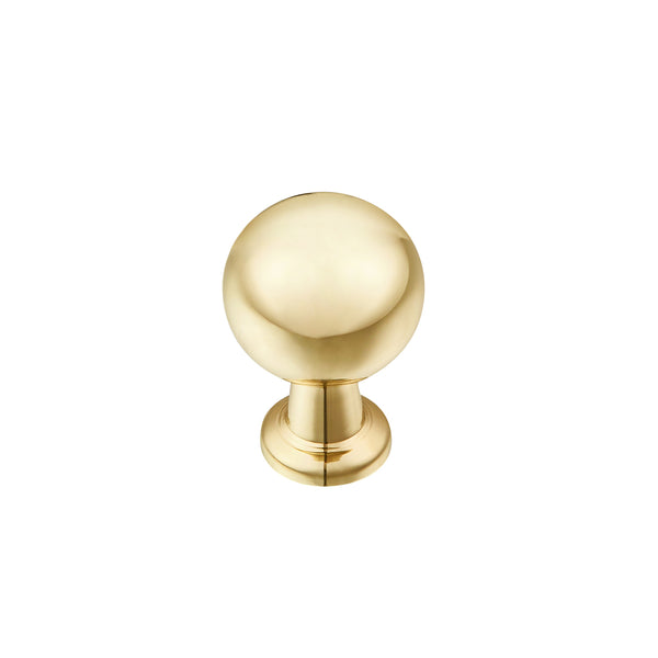 Loft97 HW409-412XX Lyon Cabinet Ring Pull Knob - Decorative Cabinet Drop Pull Knobs for Cabinets and Drawers - Vintage Cabinet Hardware with Hand Finished, Polished Gold/Matt Black/Brushed Nickel/Brushed Brass - Metal Drawer Pull Knobs 0.87"