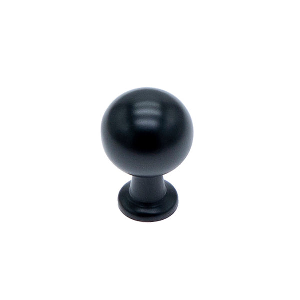 Loft97 HW409-412XX Lyon Cabinet Ring Pull Knob - Decorative Cabinet Drop Pull Knobs for Cabinets and Drawers - Vintage Cabinet Hardware with Hand Finished, Polished Gold/Matt Black/Brushed Nickel/Brushed Brass - Metal Drawer Pull Knobs 0.87"