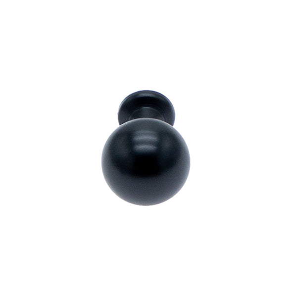 Loft97 HW409-412XX Lyon Cabinet Ring Pull Knob - Decorative Cabinet Drop Pull Knobs for Cabinets and Drawers - Vintage Cabinet Hardware with Hand Finished, Polished Gold/Matt Black/Brushed Nickel/Brushed Brass - Metal Drawer Pull Knobs 0.87"