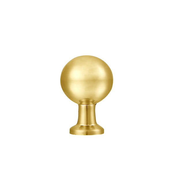 Loft97 HW409-412XX Lyon Cabinet Ring Pull Knob - Decorative Cabinet Drop Pull Knobs for Cabinets and Drawers - Vintage Cabinet Hardware with Hand Finished, Polished Gold/Matt Black/Brushed Nickel/Brushed Brass - Metal Drawer Pull Knobs 0.87"