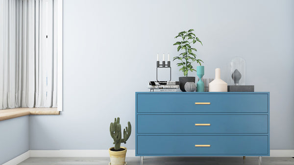 Loft97 HW413-420XX Marino Pull Handle - Decorative Cabinet Drop Pull Handles for Cabinets and Drawers - Vintage Cabinet Hardware with Hand - Metal Drawer Pull Handle, 3.75"/5.0" Center to Center