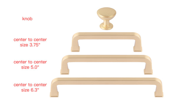 Loft97 HW421-424RG Venice Pull Handle - Decorative Cabinet Drop Pull Handles for Cabinets and Drawers - Vintage Cabinet Hardware with Hand Finished Rose Gold - Metal Drawer Pull Handle, knob/3.75"/5"/6.3" center to center