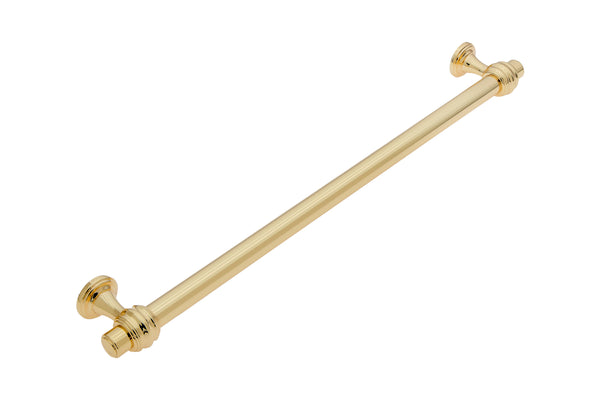 Loft97 HW425-429GD Athen Pull Handle/Knob - Decorative Cabinet Drop Pull Handles for Cabinets and Drawers - Vintage Cabinet Hardware with Hand Finished Polished Gold - Metal Drawer Pull Handle/Knob, knob/3.75"/5"/6.3"/10" center to center