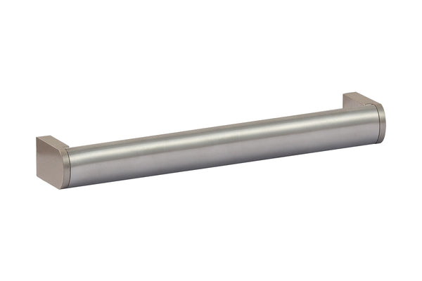 Loft97 HW432/3/4BN Bern Pull Handle - Decorative Cabinet Drop Pull Handles for Cabinets and Drawers - Vintage Cabinet Hardware with Hand Finished Brushed Nickel - Metal Drawer Pull Handle, 5.0"/6.3"/7.5" center to center