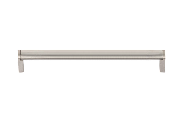 Loft97 HW432/3/4BN Bern Pull Handle - Decorative Cabinet Drop Pull Handles for Cabinets and Drawers - Vintage Cabinet Hardware with Hand Finished Brushed Nickel - Metal Drawer Pull Handle, 5.0"/6.3"/7.5" center to center