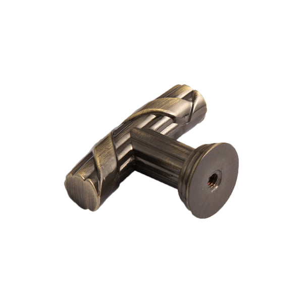 Loft97 HW442/3/4AB Riga Pull Handle/Knob - Decorative Cabinet Drop Pull Handles/Knobs for Cabinets and Drawers - Vintage Cabinet Hardware with Hand Finished Antique Brass - Metal Drawer Pull Handle/Knob, knob/3.75"/5" center to center