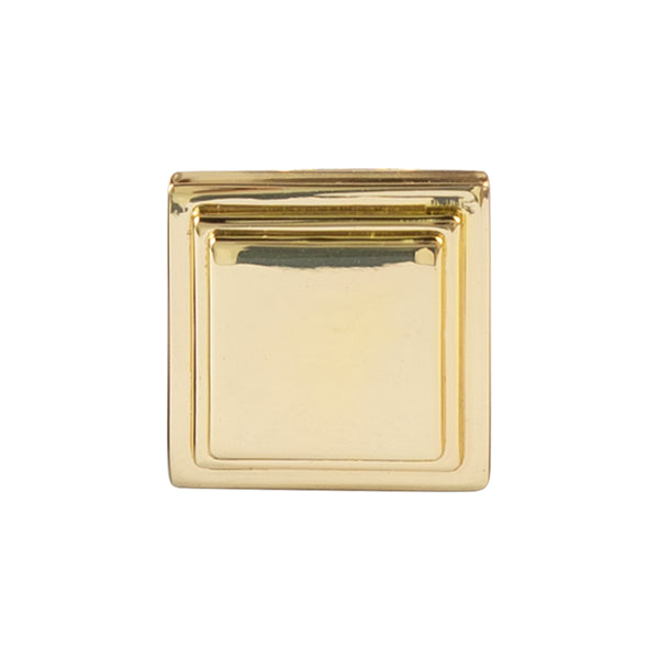 Loft97 HW445-448XX Valetta Cabinet Ring Pull Knob - Decorative Cabinet Drop Pull Knobs for Cabinets and Drawers - Vintage Cabinet Hardware with Hand Finished Polished Gold/Polished Chrome/Matt Black/Brushed Nickel - Metal Drawer Pull Knobs 0.94"