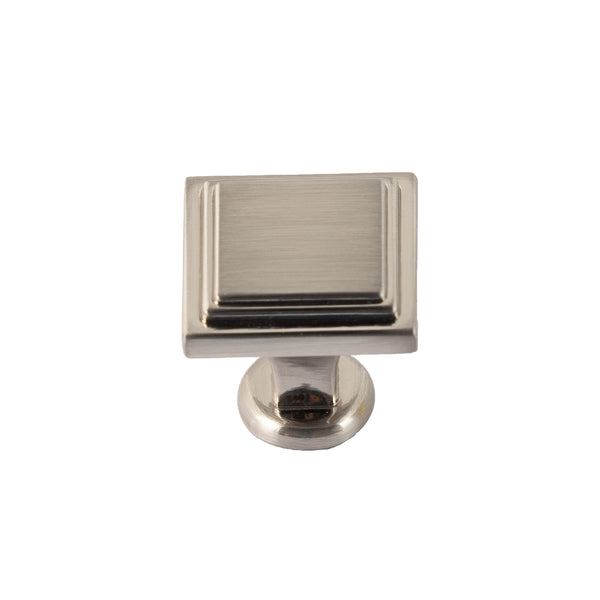 Loft97 HW445-448XX Valetta Cabinet Ring Pull Knob - Decorative Cabinet Drop Pull Knobs for Cabinets and Drawers - Vintage Cabinet Hardware with Hand Finished Polished Gold/Polished Chrome/Matt Black/Brushed Nickel - Metal Drawer Pull Knobs 0.94"
