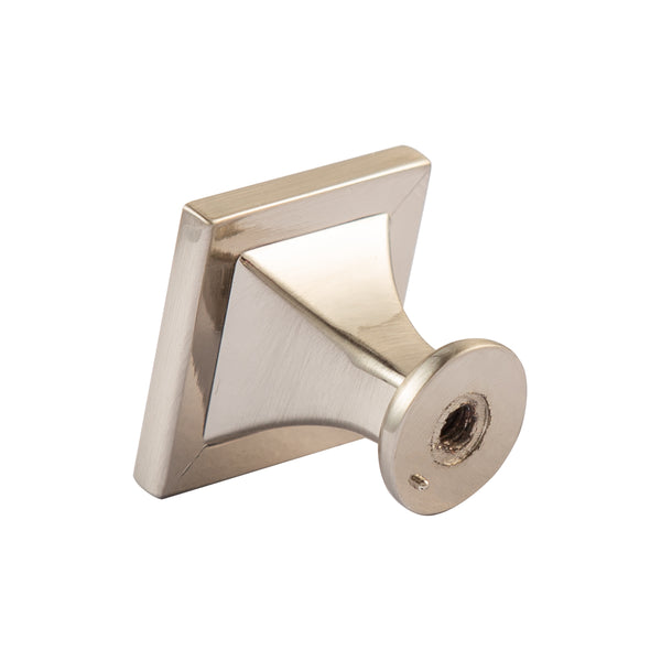 Loft97 HW445-448XX Valetta Cabinet Ring Pull Knob - Decorative Cabinet Drop Pull Knobs for Cabinets and Drawers - Vintage Cabinet Hardware with Hand Finished Polished Gold/Polished Chrome/Matt Black/Brushed Nickel - Metal Drawer Pull Knobs 0.94"