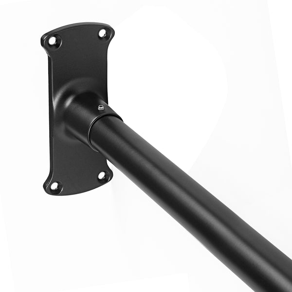 Loft97 LR1XX Wall Mounted Aluminum 68x28in Rustproof L-Shaped Corner Shower Curtain Rod