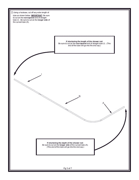 Loft97 LR1BN Rustproof Wall Mounted 68x28in L-Shaped Corner Shower Rod, Nickel