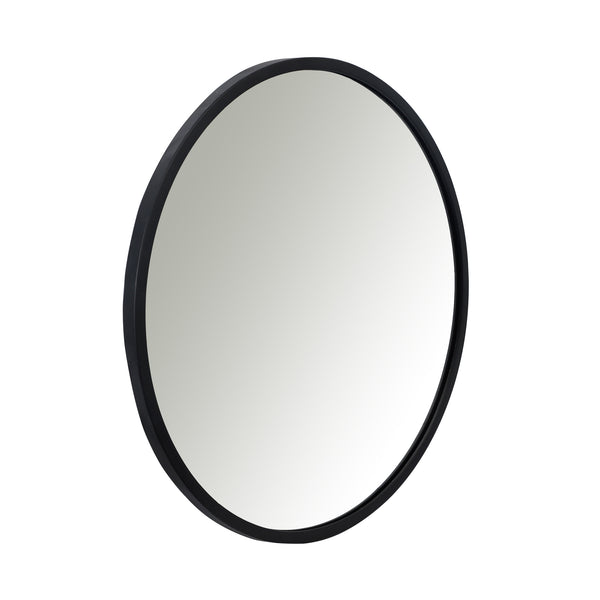 Loft97 MR5XX  Round Mirror- Mirror for Wall- Wall Mounted Mirror- Modern Living Room, Bedroom and Bathroom Mirror for Wall- Wall Hanging Mirror Decoration, 24 inch