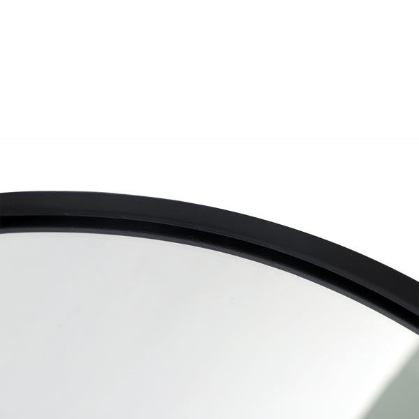 Loft97 MR5XX  Round Mirror- Mirror for Wall- Wall Mounted Mirror- Modern Living Room, Bedroom and Bathroom Mirror for Wall- Wall Hanging Mirror Decoration, 24 inch