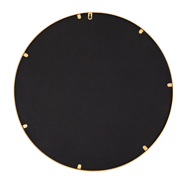 Loft97 MR5XX  Round Mirror- Mirror for Wall- Wall Mounted Mirror- Modern Living Room, Bedroom and Bathroom Mirror for Wall- Wall Hanging Mirror Decoration, 24 inch