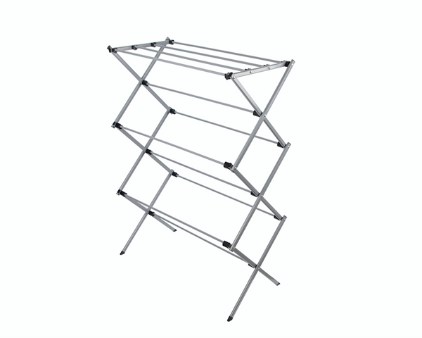 Utopia Alley Foldable Clothes Drying Rack - Silver