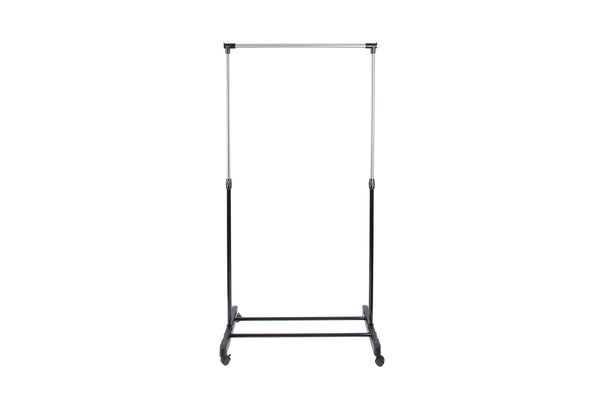 Loft97 R4SS 33.5"W Adjustable Clothes Garment Rack, Chrome/Black