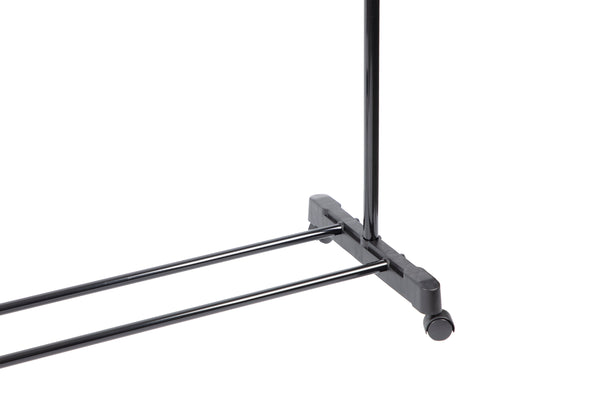 Loft97 R4SS 33.5"W Adjustable Clothes Garment Rack, Chrome/Black