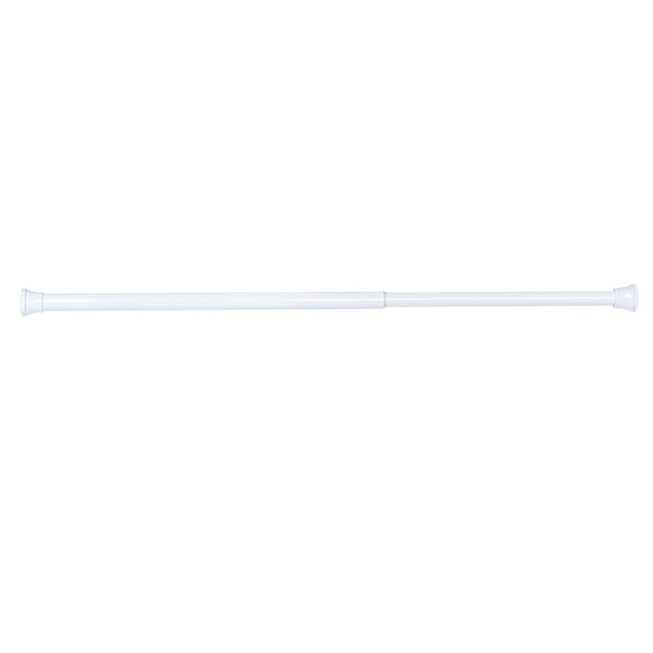 Loft97 T42WW 40" Aluminum Tension Rod with PVC End Caps, White