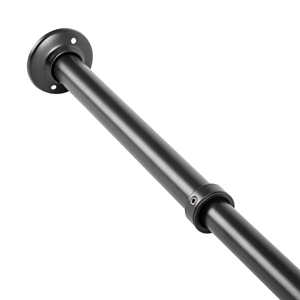 Loft97 VS1BK Wall Mounted Rustproof L-Shaped Corner Rod Vertical Ceiling Support Bar, Black