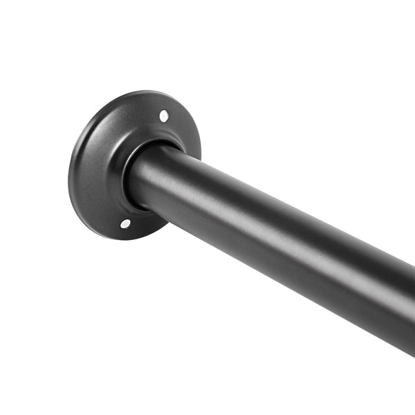 Loft97 VS1BK Wall Mounted Rustproof L-Shaped Corner Rod Vertical Ceiling Support Bar, Black