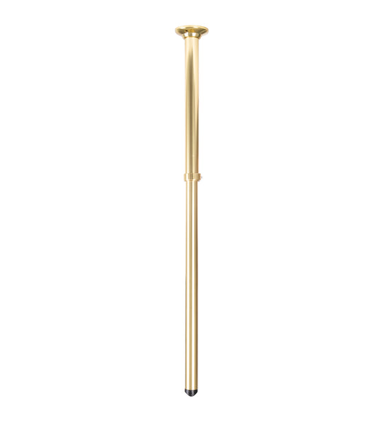 Loft97 VS1GD Rustproof Wall Mounted L-Shaped Corner Rod Vertical Ceiling Support Bar, Gold
