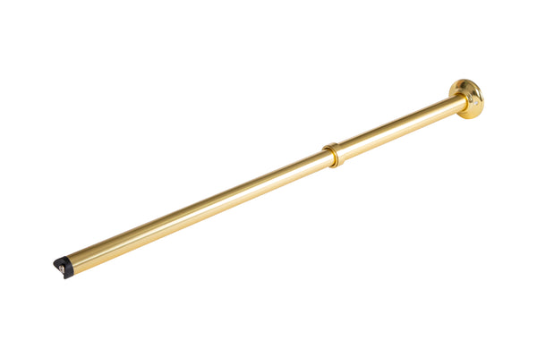 Loft97 VS1GD Rustproof Wall Mounted L-Shaped Corner Rod Vertical Ceiling Support Bar, Gold