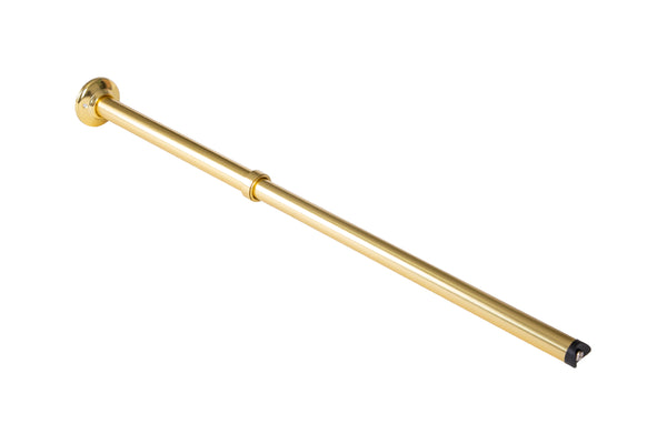 Loft97 VS1GD Rustproof Wall Mounted L-Shaped Corner Rod Vertical Ceiling Support Bar, Gold