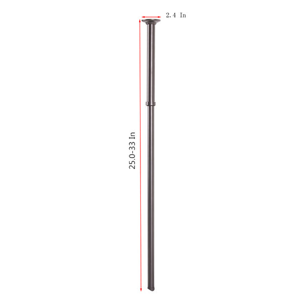 Loft97 VS1RB Rustproof Wall Mounted Vertical Ceiling Support Bar for L-Shaped Corner Rod, Bronze