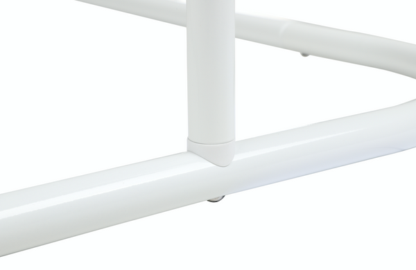 Loft97 HP1XX & HP2XX Rustproof Wall Mounted Aluminum Hoop Shower Rod With Ceiling Support for Clawfoot Tub, 54 Inch Extra Large Size by 26 Inch