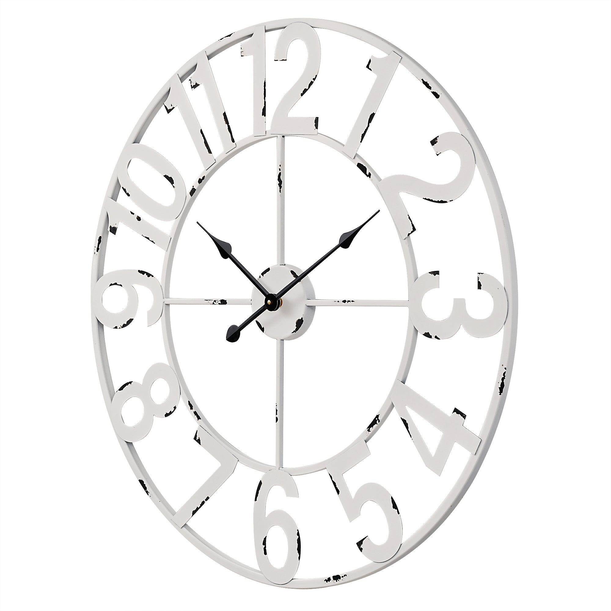 Loft97 CL23WW/CL23BK/CL0023PAGY014 Manhattan Industrial Wall Clock, Analog, 30