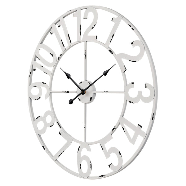 Loft97 CL23WW/CL23BK/CL0023PAGY014 Manhattan Industrial Wall Clock, Analog, 30"