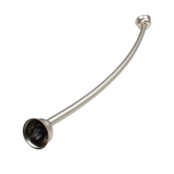 Loft97 CR9XX 72" Aluminum Curved Rod, includes shower rings and PEVA liner