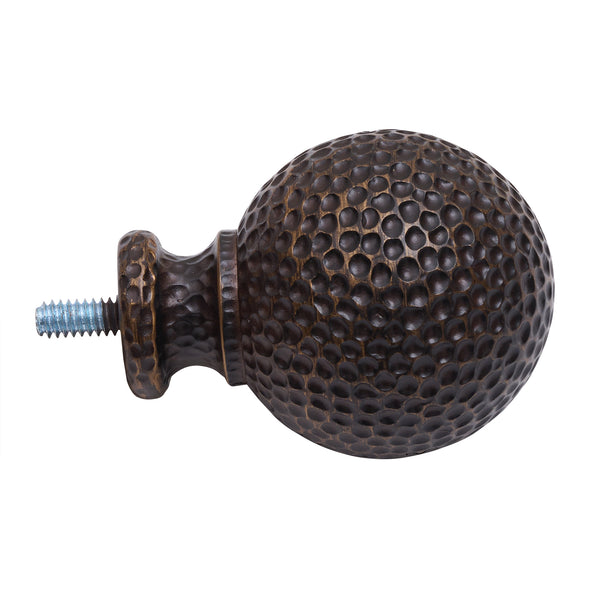 Loft97 D20XX 3/4" Diameter Adjustable Heavy-Duty Decorative Curtain Rod with Ornate Endcaps for Indoor Outdoor Use, Fits Living Room, Bedroom, Kitchen & Patio, Oil Rubbed Bronze