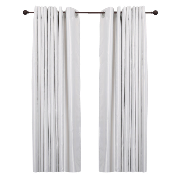 Loft97 D20XX 3/4" Diameter Adjustable Heavy-Duty Decorative Curtain Rod with Ornate Endcaps for Indoor Outdoor Use, Fits Living Room, Bedroom, Kitchen & Patio, Oil Rubbed Bronze