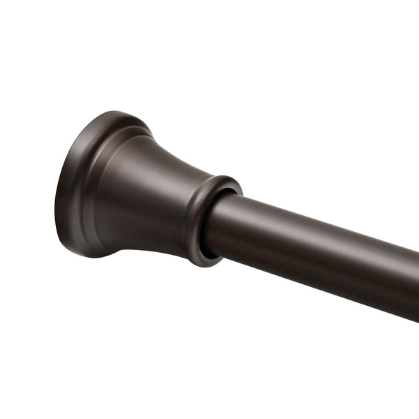 Loft97 F72RB 72" Aluminum Decorative Finial Tension Rod, Bronze