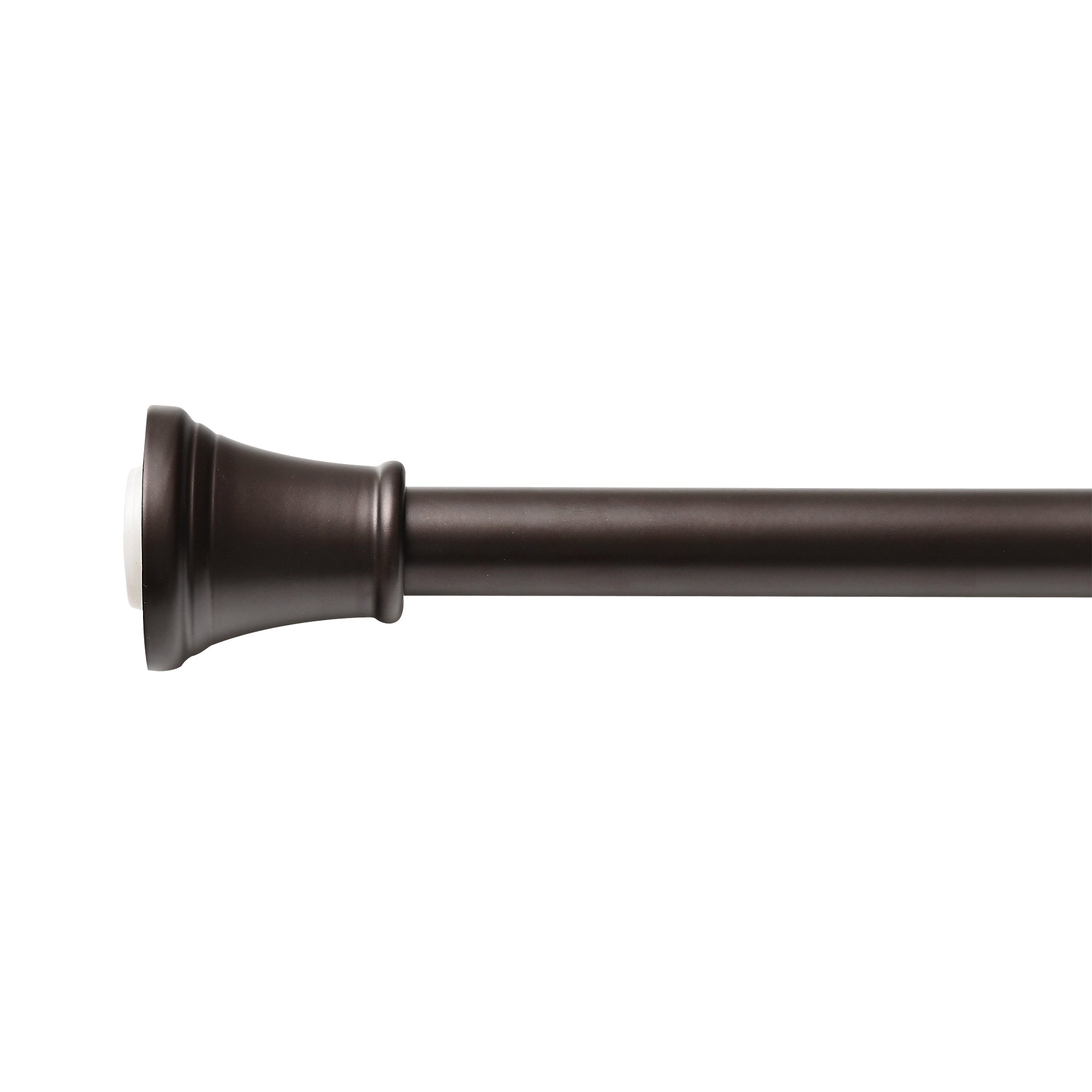 Loft97 F72RB 72" Aluminum Decorative Finial Tension Rod, Bronze