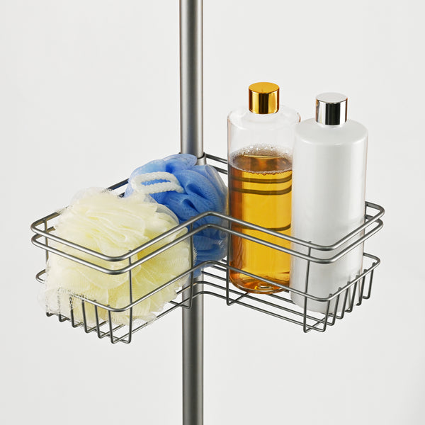 Loft97 PC6XX Rust-Resistant Shower Tension Pole Caddy, 4 Shelves