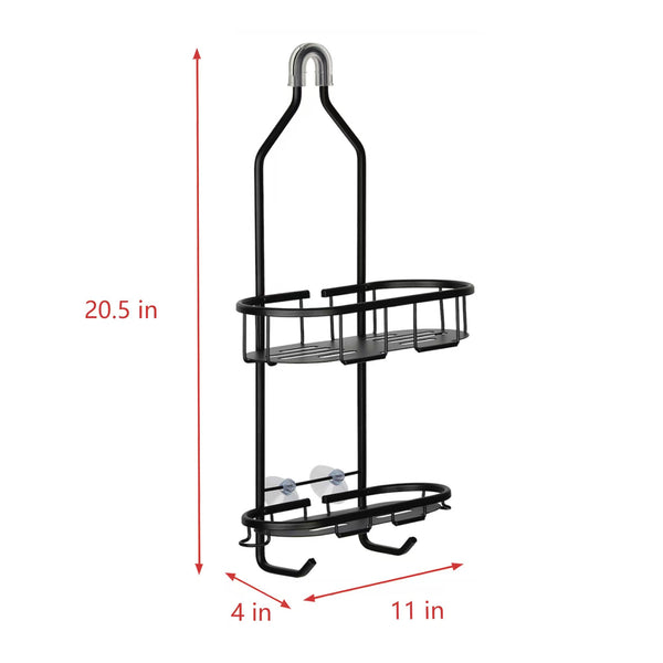 Loft97 SHC3XX Aluminum Rustproof Shower Caddy, 2 Shelf