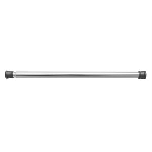 Loft97 T42SS 40-Inch Shower Curtain Tension Rod - Rust-Proof Aluminum with PVC End Cap, No Drill Installation - Extendable, Ideal for Bathroom, Retractable, Wall-to-Wall - Easy to Hang, Chrome Finish