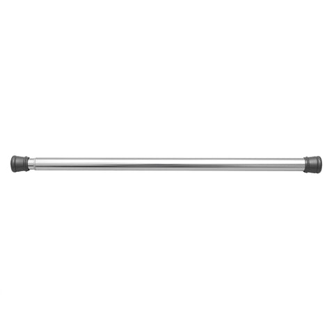 Loft97 T42SS 40-Inch Shower Curtain Tension Rod - Rust-Proof Aluminum with PVC End Cap, No Drill Installation - Extendable, Ideal for Bathroom, Retractable, Wall-to-Wall - Easy to Hang, Chrome Finish
